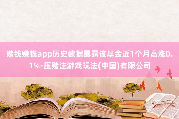 赌钱赚钱app历史数据暴露该基金近1个月高涨0.1%-压赌注游戏玩法(中国)有限公司