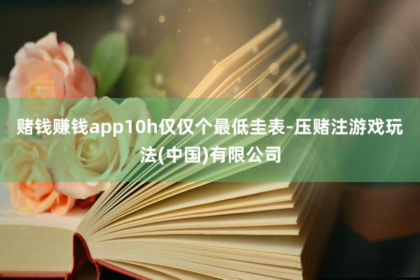 赌钱赚钱app10h仅仅个最低圭表-压赌注游戏玩法(中国)有限公司