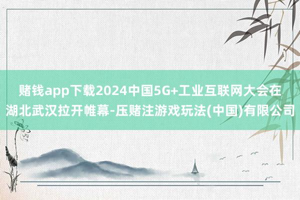 赌钱app下载2024中国5G+工业互联网大会在湖北武汉拉开帷幕-压赌注游戏玩法(中国)有限公司