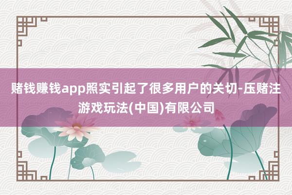 赌钱赚钱app照实引起了很多用户的关切-压赌注游戏玩法(中国)有限公司